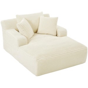 TiramisuBest Lotus Bean Bag Sofa Chair Pull Ring Easy Move High Density Foam Adult Living Room Bedroom, 43.7"*39.76"*26.77" - 1 of 4