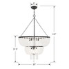 Crystorama Lighting Rylee 8 - Light Chandelier in  Matte Black - image 4 of 4