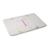 Deny Designs April Lane Art Simple Bow Monogram Memory Foam Bath Mat - 2 of 4