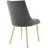 Modway Viscount Modern Accent Performance Velvet Dining Chair - Gray - 3 of 4