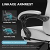 GTPLAYER Fabric Gaming Chair with Footrest and Lumbar Support, Height Adjustable Computer Chair with Headrest - 4 of 4