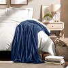 Microplush Fleece Bed Blanket by Bare Home - image 3 of 4