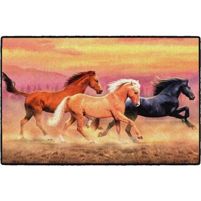 2'5"x3'8" Rectangle Indoor and Outdoor Cheetah Nylon Accent Rug Multicolored - Brumlow Mills