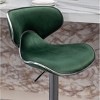 NicBex Dining Chairs Set of 2 Stool Upholstered Chair Airlift Adjustable Swivel Barstool with low-back style for Kitchen, Home Bar - 2 of 4