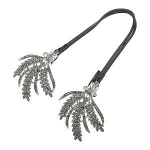 Unique Bargains Fashion Wheat Hair Clips Black 1 Pc - 1 of 4