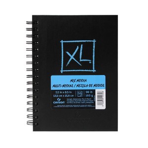 Canson XL Series Mixed Media Art Book, Wire Binding, 60 Sheet, 5.5x8.5 inch, 1 Count - 1 of 2