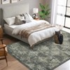 Area Rugs 5x7 Washable Rugs for Living Room Non-Slip Stain Resistant Carpet Distressed Boho Throw Mat Low Pile Ultra Thin Accent Carpet for Bedroom - 2 of 4