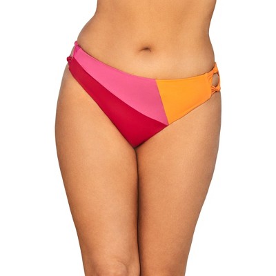 Swimsuits For All Women's Plus Size Romancer Colorblock Bikini