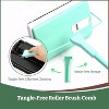 X-Large 1 Extra Refill Roller Brush Quietly Cleans, Carpet Sweeper - Quiet Manual Sweeper for Carpets & Rugs, Restaurant Roller Broom (Mint) - 4 of 4