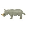 Collectible Wildlife Gifts | Rhino, White Rhinoceros, Plastic Toy Animal,  Gift, Realistic Figure,  Model,  Gift,       2 3/4"     F3543 B17 - 4 of 4