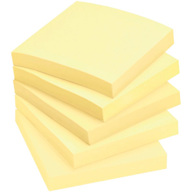 Post-it Original Notes Cabinet pk, 3 x 3 Inches, Canary Yellow, Pad of 100 Sheets, pk of 24, 3 of 5