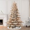 7.5ft Pre-Lit Slim Aspen Fir Artificial Christmas Tree with 350 Clear Lights, Metal Stand and 5-Year Warranty - 2 of 4