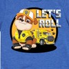 Boys' - Paw Patrol - Let's Roll Rubble Short Sleeve Graphic T-Shirt - 2 of 4