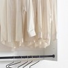 Elegant Hollow Pattern 2-Door 3-Drawer Wardrobe in Wood and White - 4 of 4
