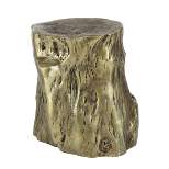 Eclectic Tree Trunk Inspired Foot Stool Gold - Olivia & May