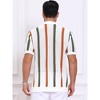 INSPIRE CHIC Men's Hollow Knit V Neck Short Sleeve Golf Polo Shirts - 3 of 4