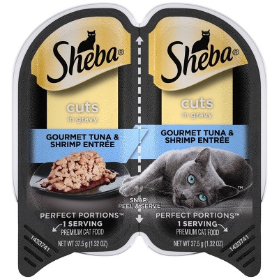 Sheba Perfect Portions Cuts in Gravy Gourmet Salmon Flavor Wet Cat Food