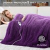 Inhand Heated Blanket Electric Throw - 50"x60" Gradient Flannel Heating Blanket Throw Auto-Off 10 Heat Level Over-Heat Protection - 4 of 4