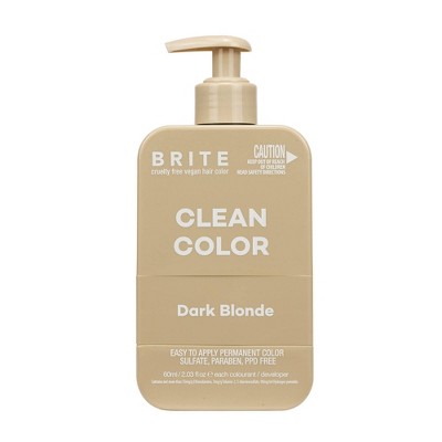 BRITE Clean Permanent Hair Color Kit - Dark Blonde - 4.05 fl oz