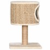 vidaXL Cat Tree Beige Flakeboard Compact Durable Cat Tree Square - 4 of 4