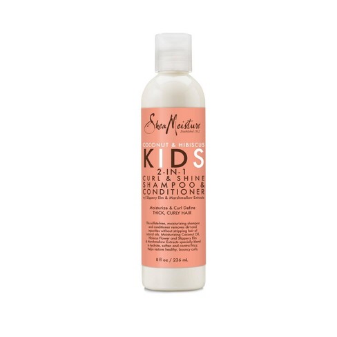 Sheamoisture Coconut Hibiscus Kids 2 In 1 Curl Shine Shampoo