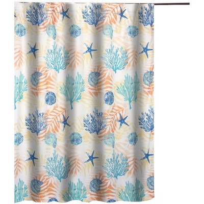 Greenland Home Fashions Montego Bath Shower Curtain - Aqua 72x72