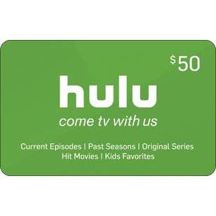 Hulu Gift Card $50 (Physical Online)