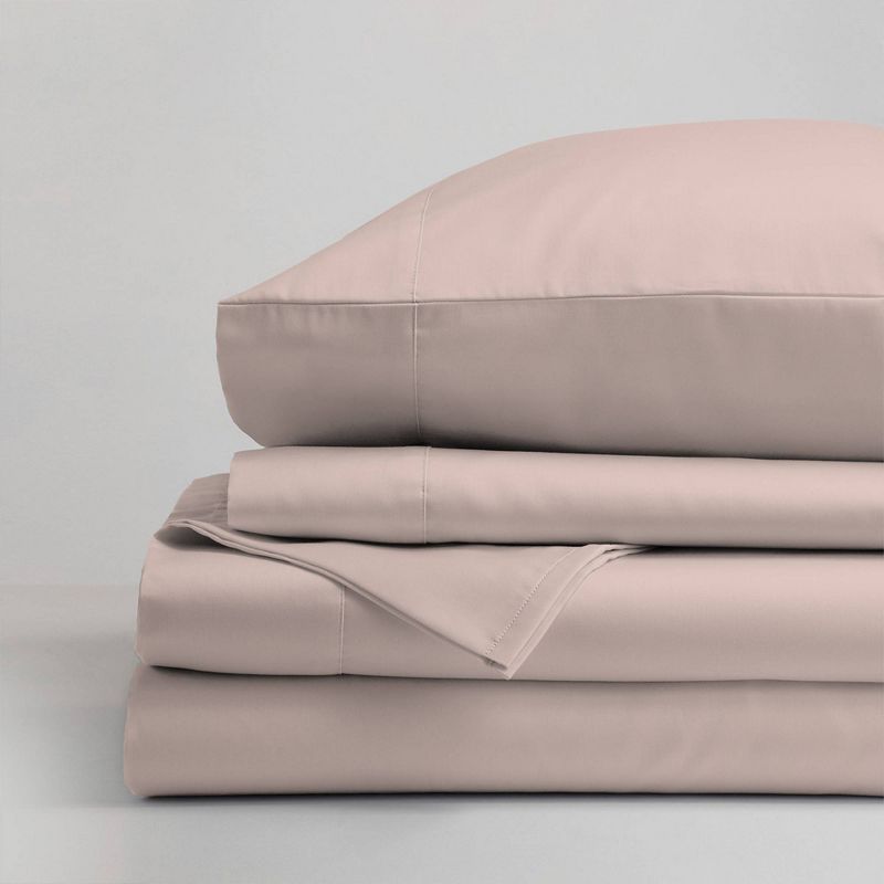 600 Thread Count Cotton Sateen Sheet Set - Aireolux, 4 of 9