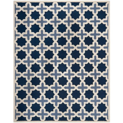 Ivory Elegance Hand-Tufted Wool 8' x 10' Area Rug