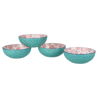 BIA Cordon Bleu Set of 4  7.25" Sigrid Bowls Turquoise