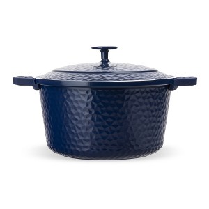 Gotham Steel 5QT Hammered Dutch Oven Ceramic Nonstick Lightweight Self Basting Lid - 1 of 4