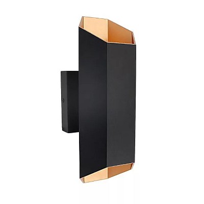 Cedar Hill 13’’ Black LED Wall Sconce 400 Lumens, 2700K