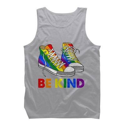 Adult Design By Humans Be Kind Sneakers LGBTQIA PrideBy Legato Tendo Tank Top