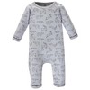 Touched by Nature Baby Boy Organic Cotton Coveralls 3pk, Constellation - image 3 of 4