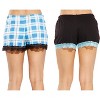 Just Love Women’s Pajama Shorts – Soft Cotton Lounge Sleep Shorts with Drawstring Waist - 4 of 4
