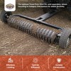 Field Tuff 72 Inch Cultipacker 3 Point Hitch Black Durable Agricultural Implement for Soil Preparation and Seed Bed Firming, Black - 3 of 4