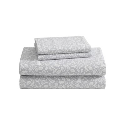 Laura Ashley 100% Cotton Flannel Sheet Set