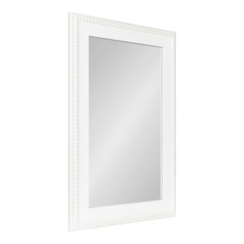 Kate and Laurel Strahm Wood Framed Wall Mirror, 24x36, White, 1 of 9