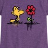 Girls' - Peanuts - Woodstock Rose Fitted Short Sleeve Graphic T-Shirt - 2 of 4