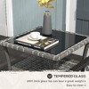 NicBex Ceramic Garden Stool with Double-Coin Knotted Ring Design, Outdoor Side Table for Patio, Versatile Patio End Table, Decorative Outdoor Table - 4 of 4