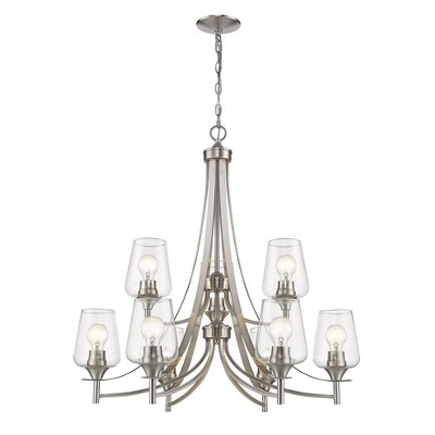 Z-Lite Joliet 9 - Light Chandelier in  Brushed Nickel
