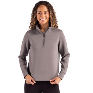 Cutter & Buck Roam Epic Versatility Recycled Womens Quarter Zip Pullover - 1 of 2