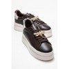 Laren - Brown Leather Buckle Sneakers (Women) | Forever & Always Shoes - 2 of 4