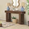 Lirago, Rustic Wooden Sofa Table & Entryway Table, Made of Engineered Wood, 13.77"D x 63"W x 33.46"H, Rustic Brown - 3 of 4