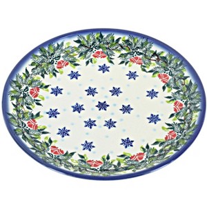 Blue Rose Polish Pottery 1102 Kalich Dessert Plate - 1 of 2