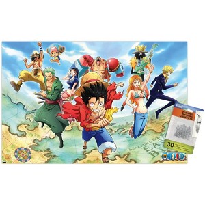 Trends International One Piece: Fishman Island - Crew East Blue Unframed Wall Poster Prints - 1 of 4