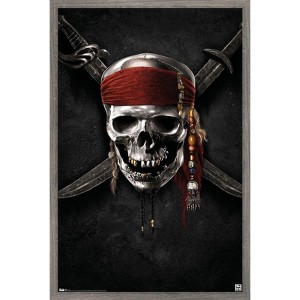 Trends International Pirates of the Caribbean: On Stranger Tides- Teaser Framed Wall Poster Prints - 1 of 4
