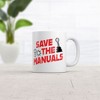 Crazy Dog T-Shirts Save The Manuals Mug Funny Car Mechanic Coffee Cup-11oz - 2 of 4