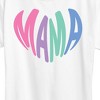 Women's - Instant Message - Mama Heart Short Sleeve Graphic T-Shirt - 2 of 4
