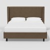Austin Wingback Platform Bed in Luxe Velvet - Threshold™ - 2 of 4